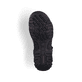 
Asphaltschwarze Rieker Herren Trekkingsandalen 22770-00 mit einer robusten Profilsohle. Schuh Laufsohle