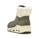 Lilane Rieker Damen Slipper N5253-30 mit flexibler und ultra leichter Sohle. Schuh Außenseite gespiegelt.