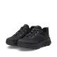 Schwarze Rieker Sport Herren Sneaker Low U4502-00. Schuhpaar seitlich schräg.