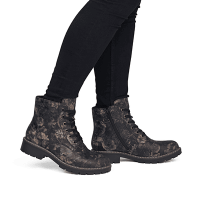 Rieker Femme Bottes à lacets
