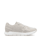 Beige Rieker Damen Sneaker Low M9000-60 mit Gummischnürung sowie flexibler Sohle. Schuh Innenseite.