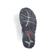 Blaue Rieker Damen Trekkingsandalen 68851-14 mit einem Klettverschluss. Schuh Laufsohle.