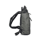 Sac à dos Rieker H5101-54 vert avec fermeture éclair, compartiment rembourré pour ordinateur portable et bretelles ajustable. Côté droit.