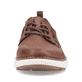 
Kastanienbraune Rieker Herren Schnürschuhe B3301-22 mit einer leichten Profilsohle. Schuh von vorne.
