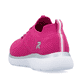Rosane Rieker Damen Sneaker Low M5074-31 mit Gummizug sowie ultraleichter Sohle. Schuh von hinten.