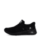 Mocassins Rieker noirs femmes M8550-00 avec membrane RiekerTEX hydrofuge. Côté extérieur de la chaussure.
