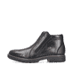 Schwarze Rieker Herren Kurzstiefel 33160-00 aus Glattleder. Schuh Außenseite.