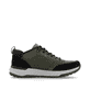 Schwarze Rieker Herren Sneaker Low U0101-00 mit einer super leichten Sohle. Schuh Außenseite gespiegelt.