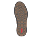 Dunkelbraun-schwarze Rieker Herren Slipper B3357-26 aus Rauleder. Schuh Laufsohle.