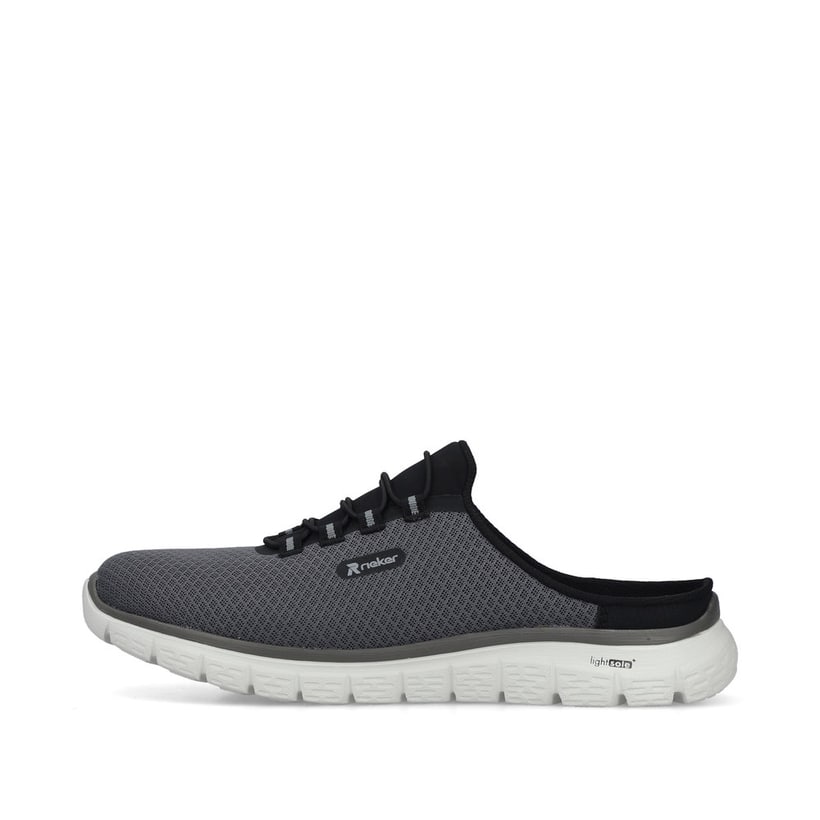 Pánské nazouváky RIEKER 08096-00 šedá S5 | Rieker-eshop.cz