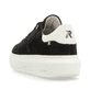 Weiße Rieker Damen Sneaker Low W1202-82 mit ultra leichter und flexibler Sohle. Schuh Außenseite gespiegelt.