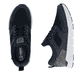 Blaue Rieker Herren Sneaker Low 09102-14 mit einem Gummizug. Schuh von oben, liegend.