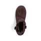 Dunkelbraune Rieker Damen Kurzstiefel 99870-25 mit der Komfortweite G. Schuh von oben.