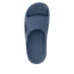 Mules Rieker bleues homme U3450-14 avec semelle ultra légère et flexible. Chaussure vue de dessus.