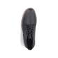 Schwarze Rieker Herren Schnürstiefel 33600-00 mit wasserabweisender TEX-Membran. Schuh von oben.