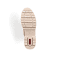 
Braunbeige Rieker Damen Schnürstiefel 76843-61 mit Schnürung und Reißverschluss. Schuh Laufsohle