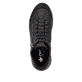 Schwarze Rieker Damen Kurzstiefel N1457-00 mit Ready2GO Schnell-Anziehfunktion. Schuh von oben.