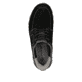 Schwarze Rieker Herren Slipper 03656-00 mit easy Hineinschlüpf-Möglichkeit. Schuh von oben.