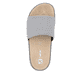 Graue Rieker Herren Pantoletten U3250-40 mit ultraleichter und dämpfender Sohle. Schuh von oben.