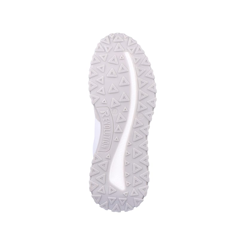 Produktbild von Schnürung Flachabsatz Rieker Damen Sneaker 42509 | Hellgrau | Größe 39 | Bequeme Low-Top Sneakers Low-Top Sneakers Damen