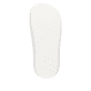 Mules Rieker blanches pour femme W3450-80 avec semelle ultra légère. Semelle extérieure de la chaussure.