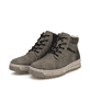Braune Rieker Herren Schnürstiefel 38542-25 mit wasserabweisender TEX-Membran. Schuhpaar seitlich schräg.