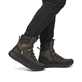Braune Rieker Herren Schnürstiefel U0171-25 mit wasserabweisender TEX-Membran. Schuh am Fuß.