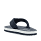 Blaue Rieker Herren Zehentrenner 20151-15 mit der Komfortweite G. Schuh von hinten.