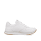 Weiße Rieker Damen Sneaker Low 42501-80 mit super leichter und flexibler Sohle. Schuh Innenseite.