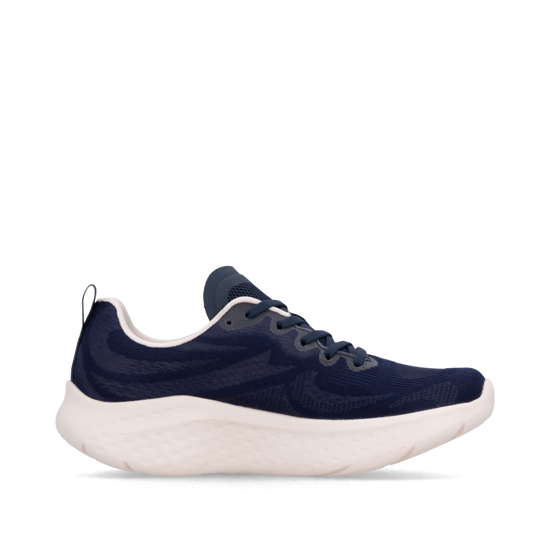 Blaue Rieker Sport Damen Sneaker Low W4401-15. Schuh Innenseite.