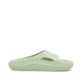 Grüne Rieker Damen Pantoletten W3350-52 mit flexibler und ultraleichter Sohle. Schuh Innenseite.