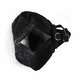 Rieker Damen Rucksack H1055-02 in Schwarz-Gemustert aus Kunstleder mit Reißverschluss. Rucksack getragen.
