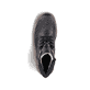 
Graphitschwarze Rieker Herren Schnürstiefel 38434-00 mit Schnürung und Reißverschluss. Schuh von oben