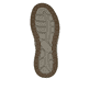 Mocassins Rieker marron homme 06050-22 en cuir suédé avec bande élastique. Semelle extérieure de la chaussure.