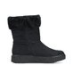 Schwarze Rieker Damen Kurzstiefel Y0090-00 mit wasserabweisender TEX-Membran. Schuh Innenseite.