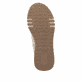 Baskets basses Rieker beiges pour femme 49010-62 en cuir velours. Semelle extérieure de la chaussure.