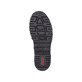 
Tiefschwarze Rieker Damen Biker Boots Y2422-00 mit einer robusten Profilsohle. Schuh Laufsohle