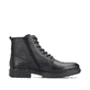 Schwarze Rieker Herren Schnürstiefel 33143-00 aus Glattleder. Schuh Innenseite.