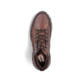 Braune Rieker Herren Schnürstiefel 30212-24 mit wasserabweisender TEX-Membran. Schuh von oben.