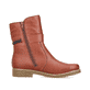 Fuchsbraune Rieker Damen Kurzstiefel 73551-24 mit einer robusten Profilsohle. Schuh Innenseite