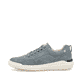 Blaue Rieker Herren Sneaker Low U1101-14 mit einer Schnürung. Schuh Außenseite.