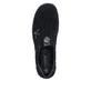 
Tiefschwarze Rieker Damen Slipper L7171-00 mit einer schockabsorbierenden Sohle. Schuh von oben