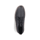 Schwarze Rieker Herren Schnürstiefel 33600-00 mit wasserabweisender TEX-Membran. Schuh von oben.
