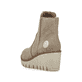 Asphaltschwarze Rieker Damen Hochschaftstiefel Y4760-00 mit einer leichten Sohle. Schuh Innenseite