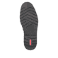 Chaussures à lacets Rieker noires pour hommes 13900-00. Semelle extérieure de la chaussure.