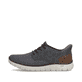 Mocassins Rieker gris pour homme B6658-42 avec fonction easy in Ready2GO. Côté extérieur de la chaussure.