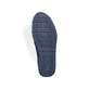 Blaue Rieker Herren Slipper 11955-14 aus Glattleder mit einem Gummizug. Schuh Laufsohle.