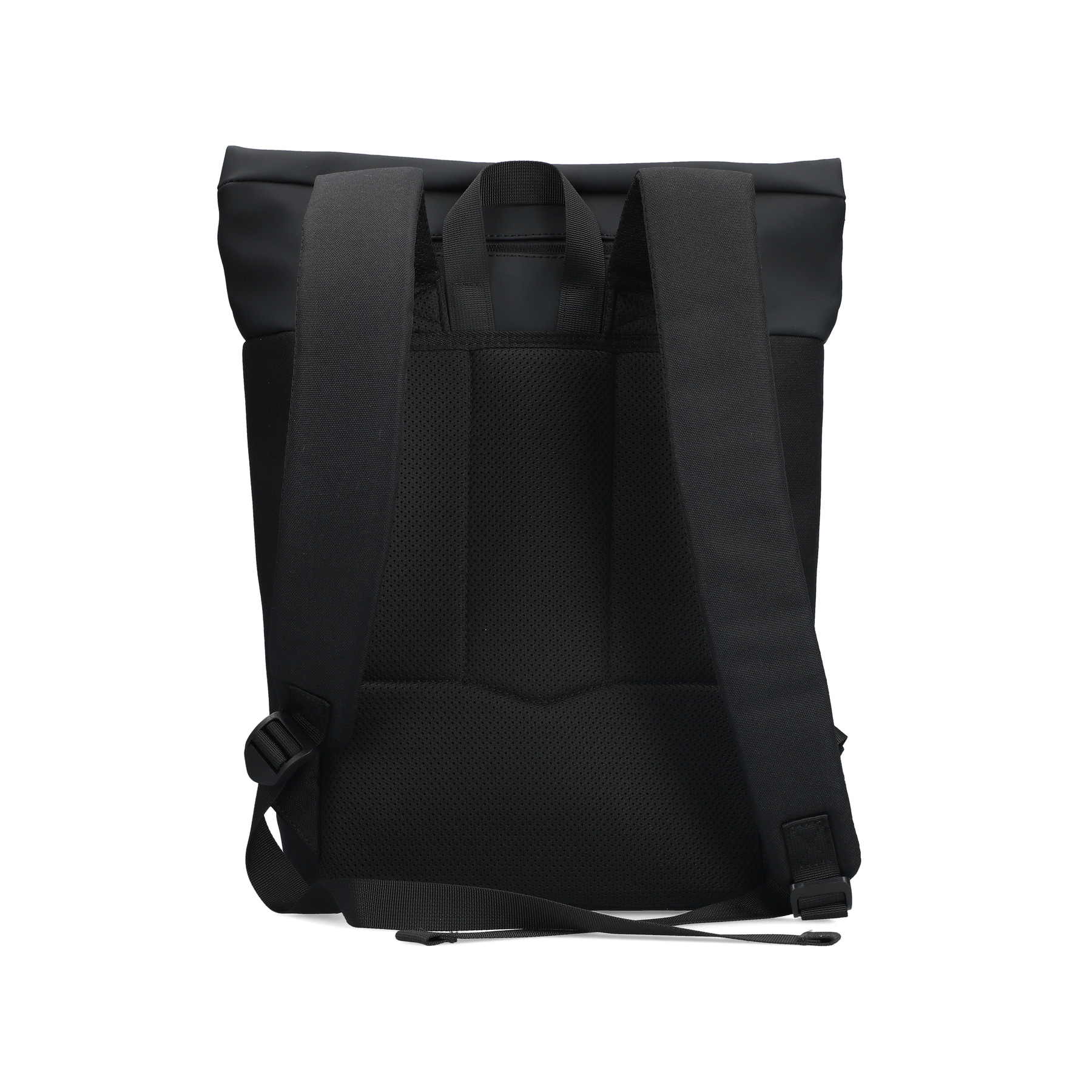 Rieker Rucksack H5101-00 in Schwarz aus Textil. Rückseite.