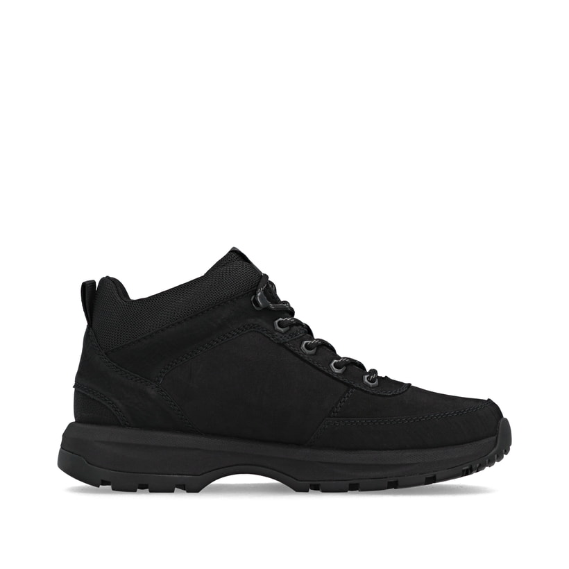 Schwarze Rieker Herren Schnürstiefel U1670-00 mit wasserabweisender TEX-Membran. Schuh Innenseite.