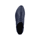 Schieferblaue Rieker Damen Stiefeletten Y0775-14 mit Reißverschluss sowie Blockabsatz. Schuh Laufsohle
